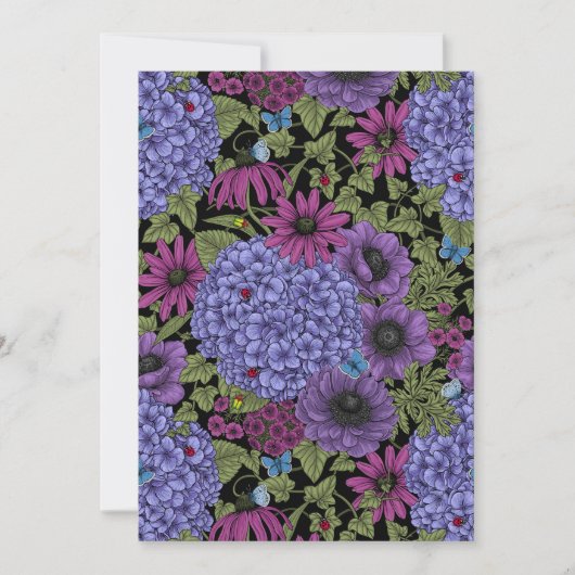 Carte Floraux de jardin gras (Devant)