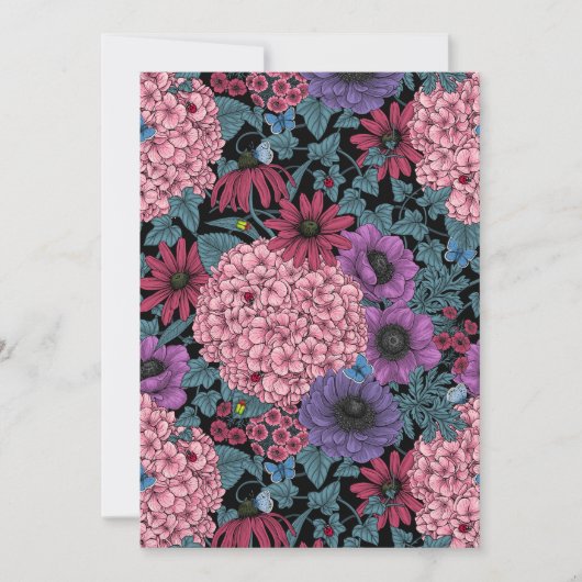 Carte Floraux de jardin gras (Devant)