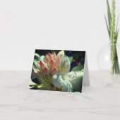 Carte Flore azalée blanche Note personnalisée (Devant)