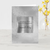 Carte Flore de dentelle d'argent (Fleur jaune)