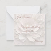 Carte Flore Dusty Rose - Toutes les occasions (Dos)