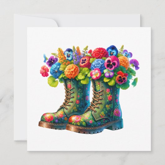 Carte Flore Flat Note et Art to Frame (Devant)