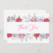 Carte Flore Merci plat (Devant / Derrière)