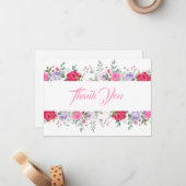 Carte Flore Merci plat (Devant/Arrière en situation)