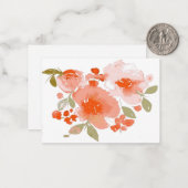 Carte Flore souple à note plate (Devant/Arrière en situation)