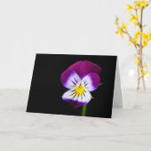 Carte Flore violette gcm (Fleur jaune)
