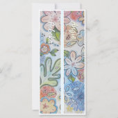 Carte Flore vive personnalisée Deux Signets (Devant)