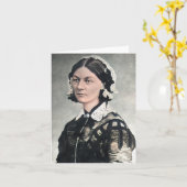Carte Florence Nightingale (Fleur jaune)