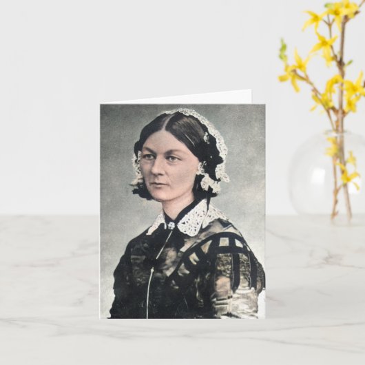 Carte Florence Nightingale (Fleur jaune)