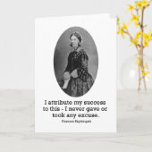 Carte Florence Nightingale (Fleur jaune)