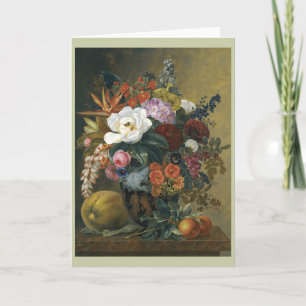 Carte Flores exotiques dans un vase grec