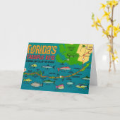 Carte Florida Fish (Fleur jaune)