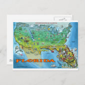 Carte Florida USA (Devant / Derrière)