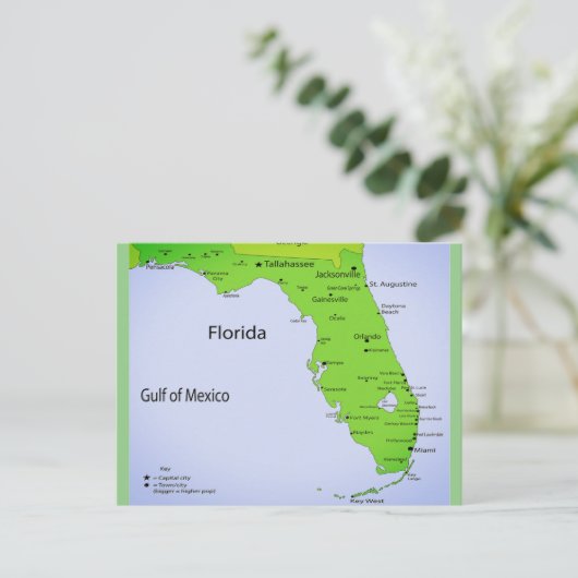 Carte Florida USA (Debout devant)