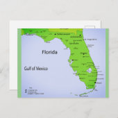 Carte Florida USA (Devant / Derrière)