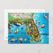 Carte Florida USA (Devant / Derrière)