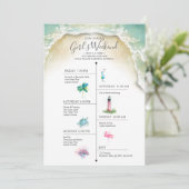 Carte Florida Weekend Timeline Destination Mariage (Debout devant)