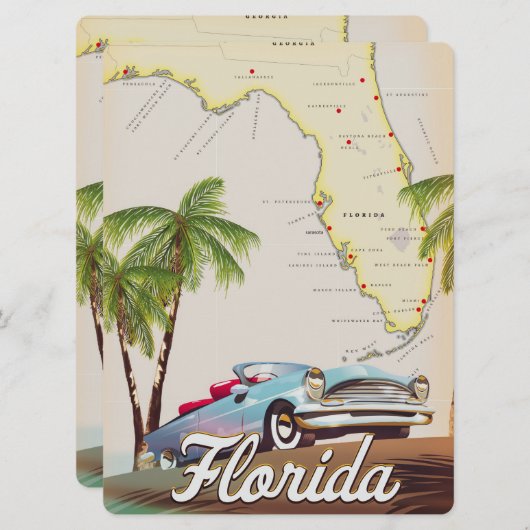 Carte Floride (Devant / Derrière)