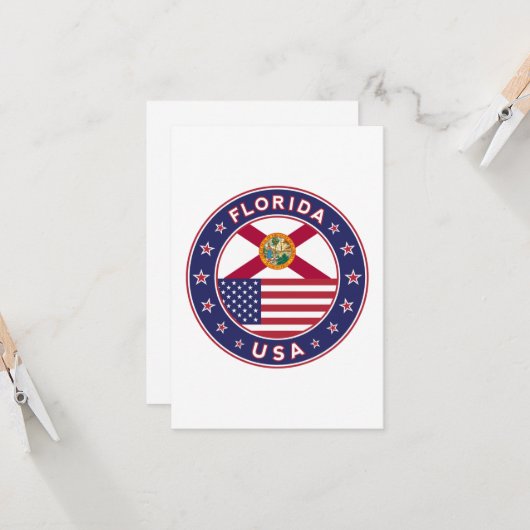Carte Floride (Devant/Arrière en situation)