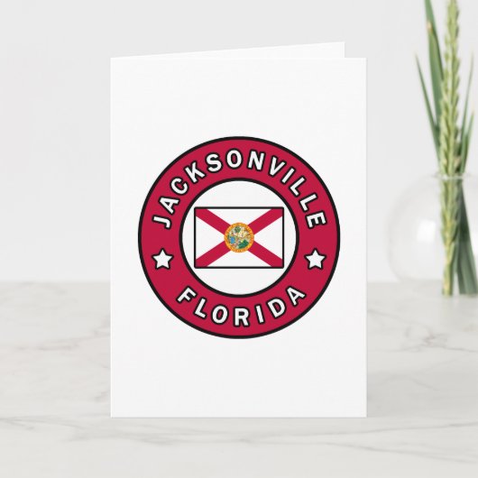 Carte Floride de Jacksonville (Devant)