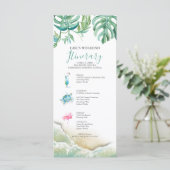 Carte Floride Mariage Weekend Itinéraire pour les invité (Debout devant)