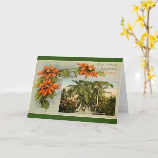 Carte Floride Midwinter Scene (Fleur jaune)