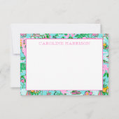 Carte Floride Preppy Palm Beach Motif Imprimer (Devant)