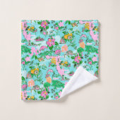 Carte Floride Preppy Palm Beach Motif Imprimer (Gant de toilette)
