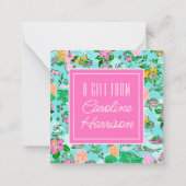 Carte Floride Preppy Palm Beach Motif Imprimer (Devant)