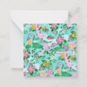 Carte Floride Preppy Palm Beach Motif Imprimer (Dos)