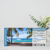 Carte Floride Surprise Voyage Embarquement Pass Billet c (Debout devant)