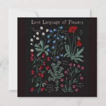 Floriographe Amour langue des fleurs botanique