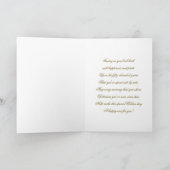 Carte Florish Gold White 50e anniversaire Mariage (Intérieur)