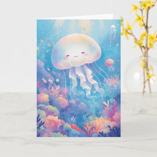 Carte Flottant de méduses dans les mers de Stardust (Fleur jaune)