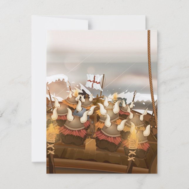 Carte Flotte d'invasion Viking (Devant)