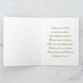 Carte Flourish Gold White 50e anniversaire 8,5x11 (Intérieur)