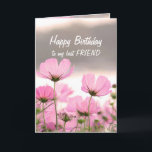 Carte Flower Bouquet Friend Christian Birthday Card<br><div class="desc">Bouquet de fleurs vintages pour votre meilleur ami Anniversaire intérieur comprend Puisse-tu être douché de l'amour et de la joie de Dieu sur votre jour spécial et chaque jour</div>