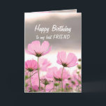 Carte Flower Bouquet Friend Christian Birthday Card<br><div class="desc">Bouquet de fleurs vintages pour votre meilleur ami Anniversaire intérieur comprend Puisse-tu être douché de l'amour et de la joie de Dieu sur votre jour spécial et chaque jour</div>