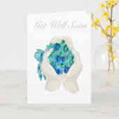 Carte Flower Bouquet Get Well Card (Fleur jaune)