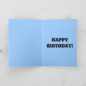 Carte Flower Child...Carte d'anniversaire. (Intérieur)