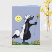 Carte Flower Child...Carte d'anniversaire. (Fleur jaune)