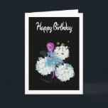 Carte Flower Fairy Birthday Card - Ajouter son salut<br><div class="desc">Carte d'anniversaire mettant en vedette l'art de la nature par LeahG www.leahg.me.</div>
