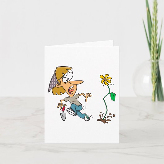 Carte Flower Fright