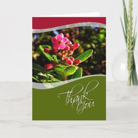 Carte Flower Merci (Devant)