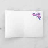 Carte 'Flower Power' Cancer Patient Penser à vous (Intérieur)