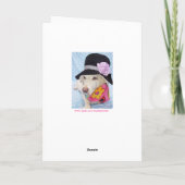 Carte Flower Power Myrtie Anniversaire (Dos)