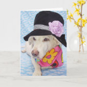 Carte Flower Power Myrtie Anniversaire (Fleur jaune)