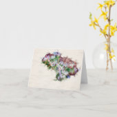 Carte Flower Rosemery (Fleur jaune)