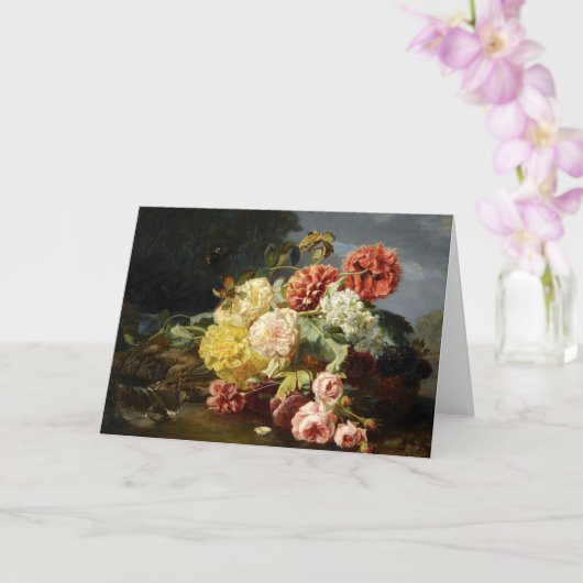 Carte Flower still life, Jean Robie (Orchidée)