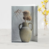 Carte Flowers | Dried Flower Vase (Fleur jaune)